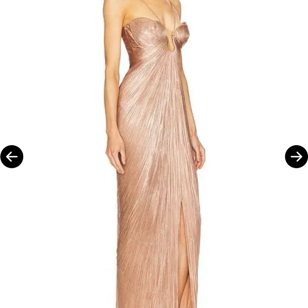 Maria Lucia Hohan “Lissandra” Gown – Creme Brulee – Size 40 (US 6) - Picture 2 of 10